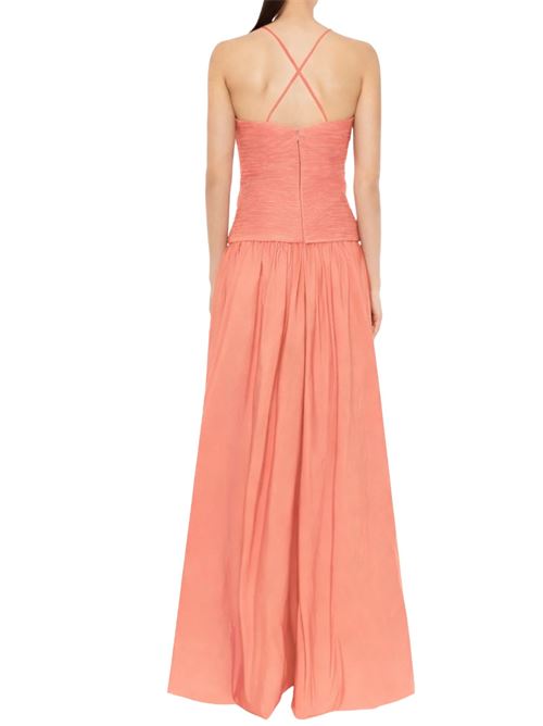 Abito lungo con gonna asimmetrica Carla Ruiz | 52500SALMO